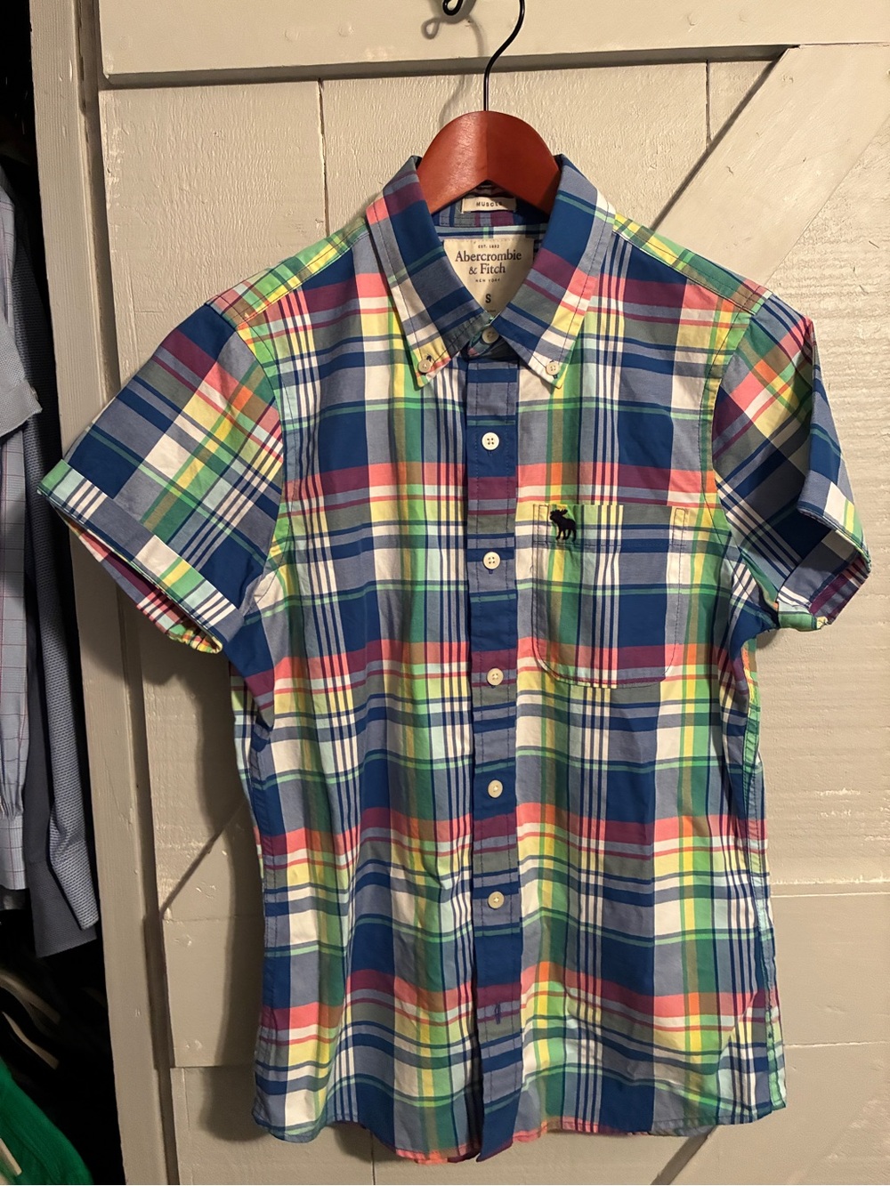 Abercrombie & Fitch sz S plaid shirt